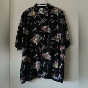 Looney Tunes - XL - Men's - Warner Bros - Button Up - Pre-Owned